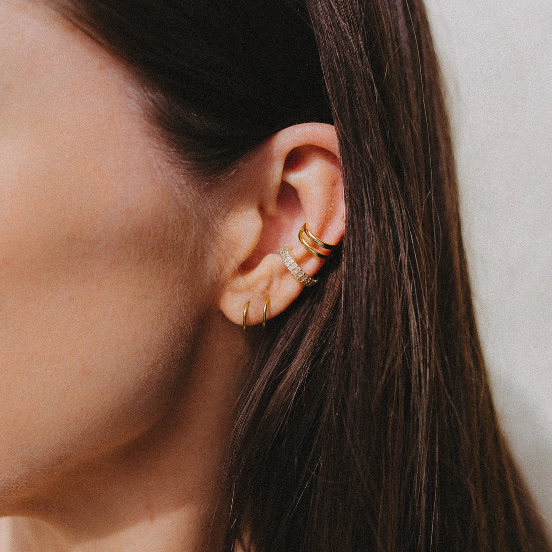 Mini Dubbel Twist Hoops