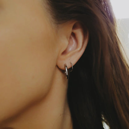 Plain Dubbel Twist Hoops